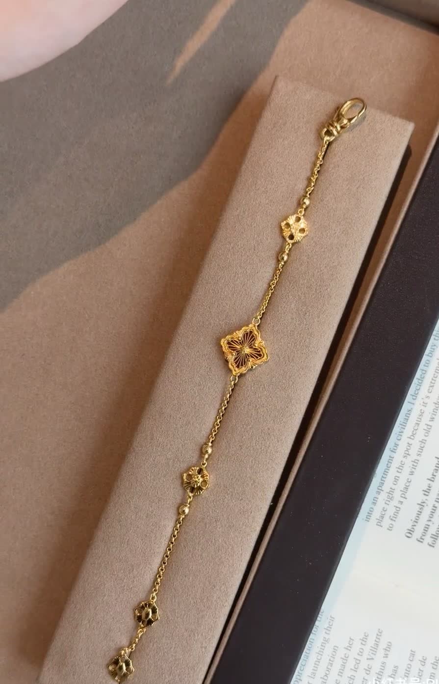 Van Cleef & Arpels Gold Filigree Bracelet